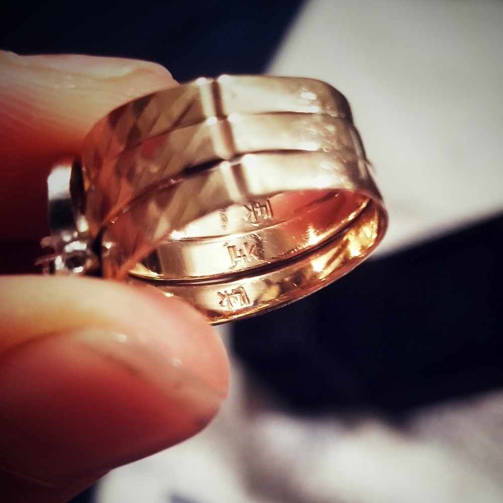 Custom 14K Handmade Vintage 💍 Diamond Ring 😯 - Picture 5 of 12